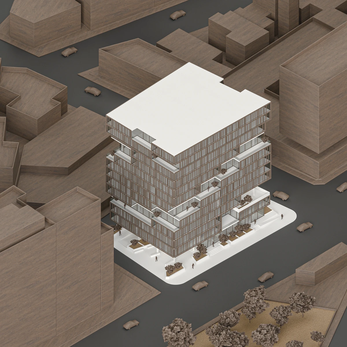 Exterior — terrace system