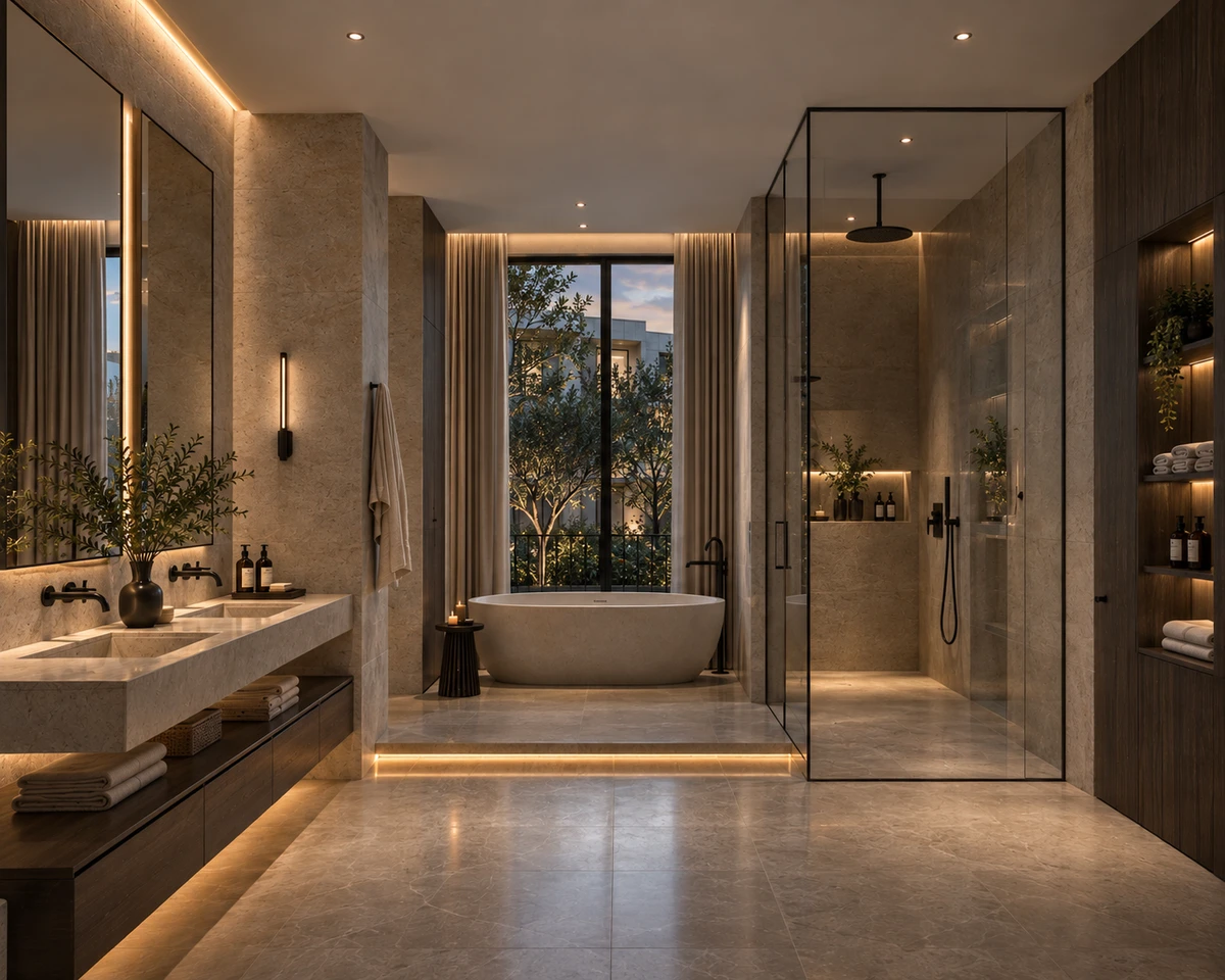 Suite bathroom
